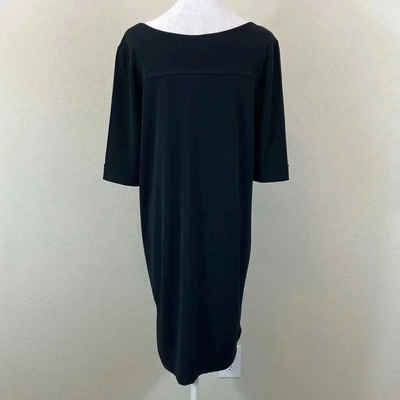 Clara Sun Woo black 3/4 sleeve mini dress size medium - Picture 7 of 9